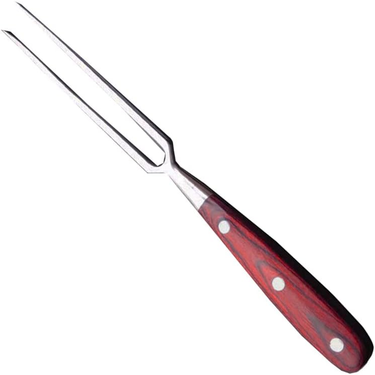Fleischgabel mit langem Griff, Tranchiergabel, Edelstahl, für Schweinefleisch, Pute, Huhn, Rindfleis