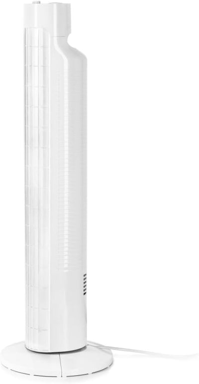 TROTEC Turmventilator TVE 30 T – 45 Watt, Oszillation 60°, 3 Stufen, sehr leise, mit Fernbedienung,