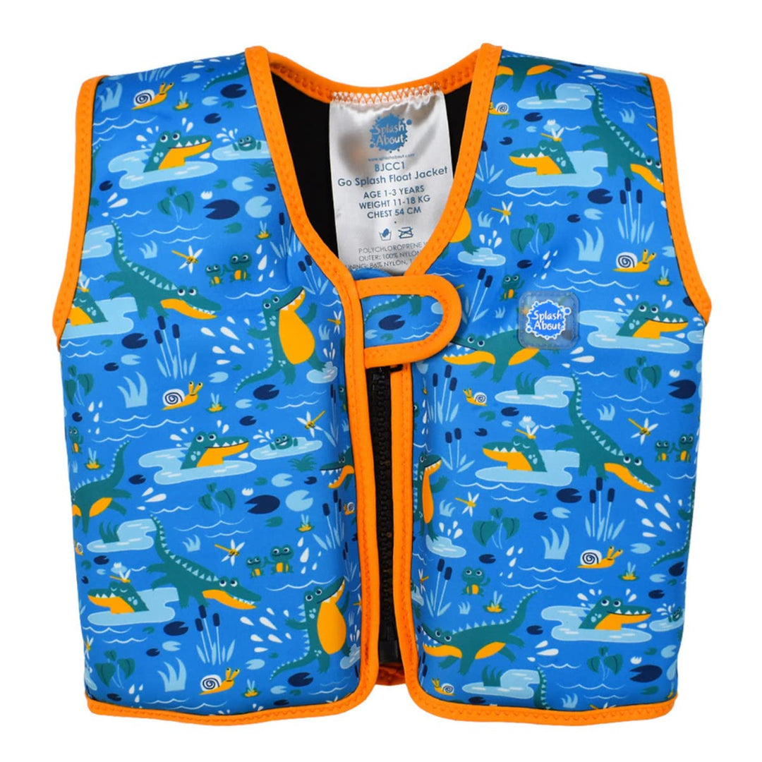 Splash About Go Splash Float-Weste Croc Creek 3-6 Jahre, Croc Creek 3-6 Jahre