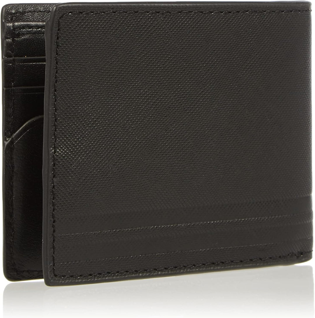 TOMMY HILFIGER Herren Th Bus Mini Cc Leder Geldbörsen, Black