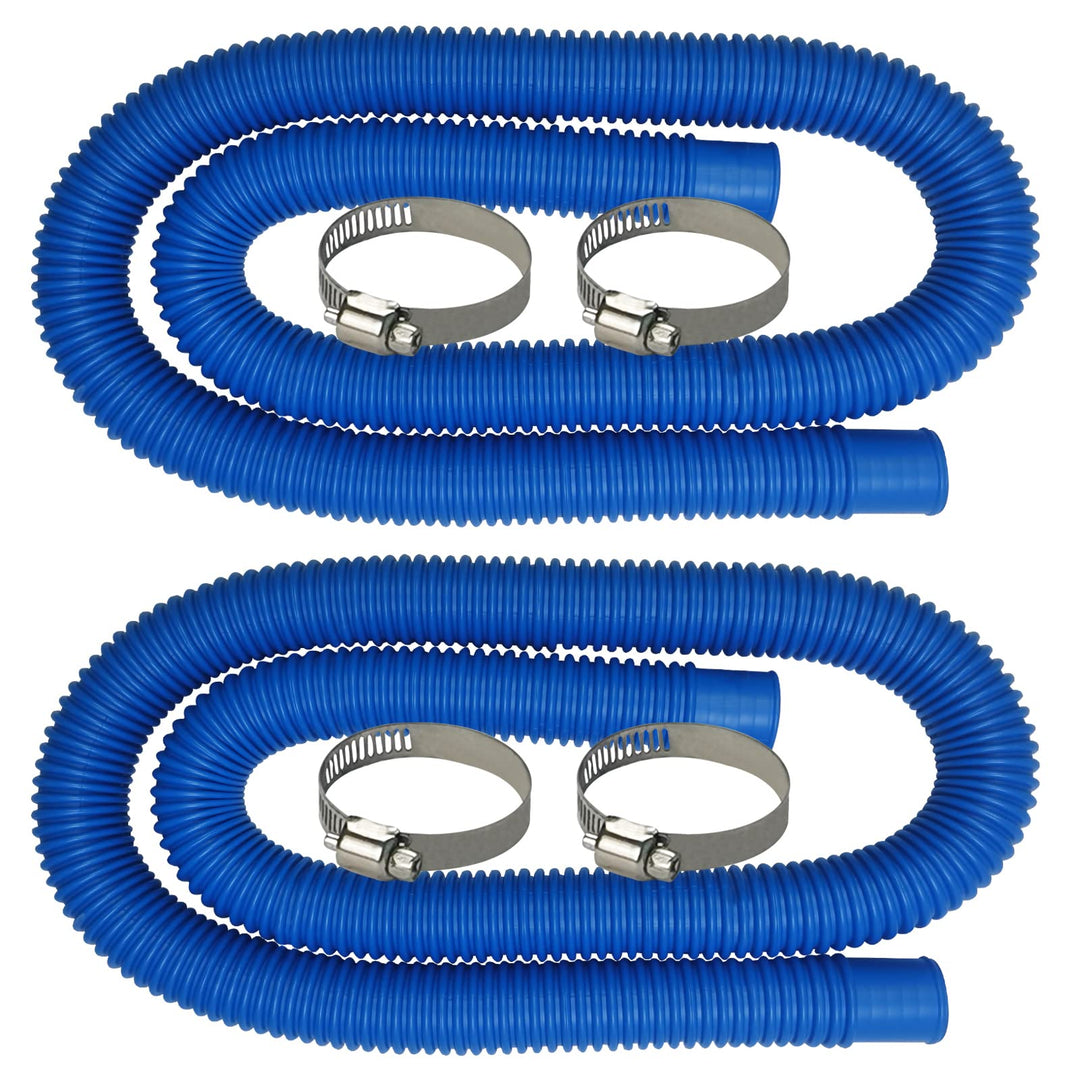 Poolschlauch 32mm Durchmesser 2 Stück für Oberirdische Pools Zubehör Poolpumpe Ersatzschlauch 150 x
