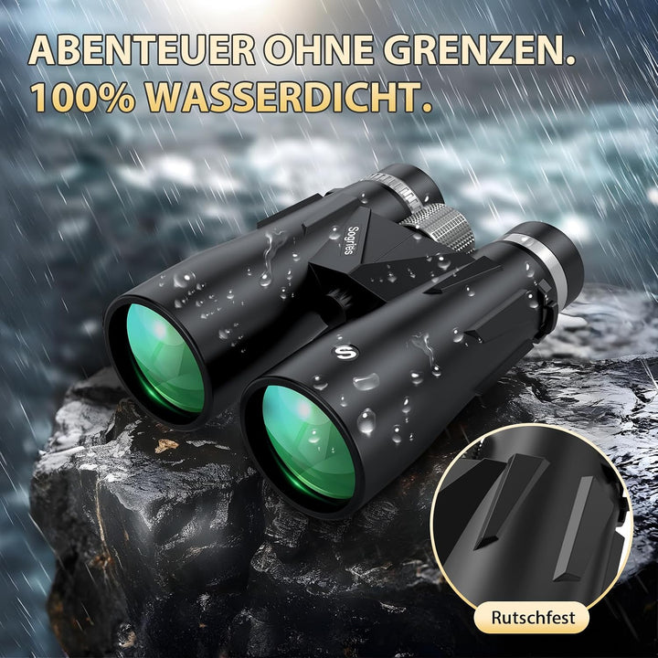 Sogries 15x52 Fernglas Erwachsene BAK4 FMC für Vogelbeobachtung Outdoor