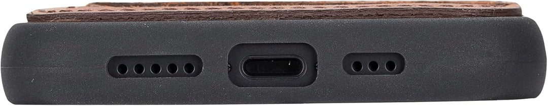 Solo Pelle Lederhülle für das iPhone 14 in 6.1 Zoll Case Leder Hülle Ledertasche Backcover aus echte