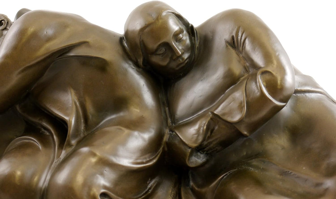Kunst & Ambiente - Moderne Bronzefigur - Schlafendes Bauernpaar - Ernst Barlach Skulptur - Güstrow -