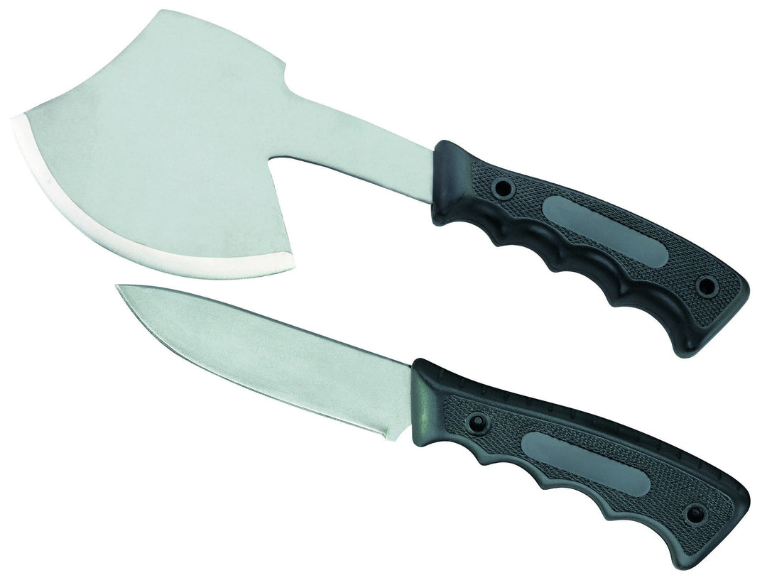 Herbertz Outdoor/Jagd-Set (Beil/Messer) Gesamtlänge: 23.4cm, grau, M