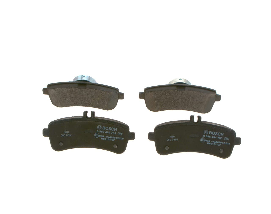 Bosch BP1937 Bremsbeläge - Hinterachse - ECE-R90 Zertifizierung - vier Bremsbeläge pro Set