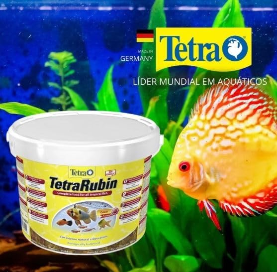 Tetra Rubin Flakes - Fischfutter in Flockenform mit natürlichen Farbverstärkern, unterstützt eine in