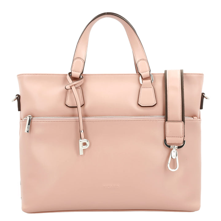 Picard Damen Shopper MIJA aus Synthetik Gross | mit Reissverschluss | Shopper | Alltag Magnolia Einh