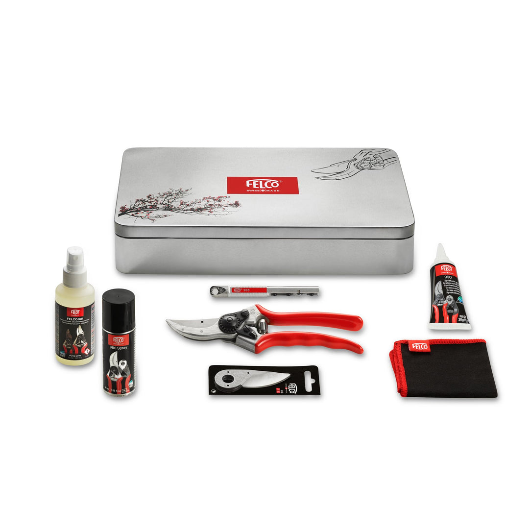 FELCO Modell 2 Service- und Wartungsbox Modell 933 Modell 2 inklusive Ersatzklinge 2/3 Schmierspray