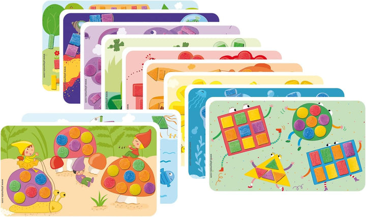 Playmais Fun to Learn Colors & Forms Bastel-Set für Kinder ab 3 Jahren I Motorik-Spielzeug mit 550 1