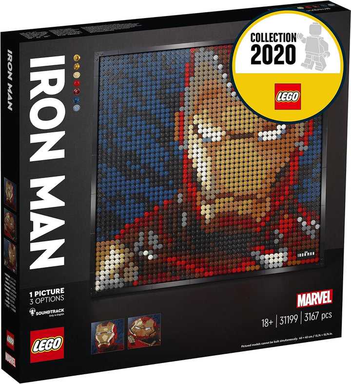 LEGO 31199 Art Marvel Studios Iron Man - Kunstbild