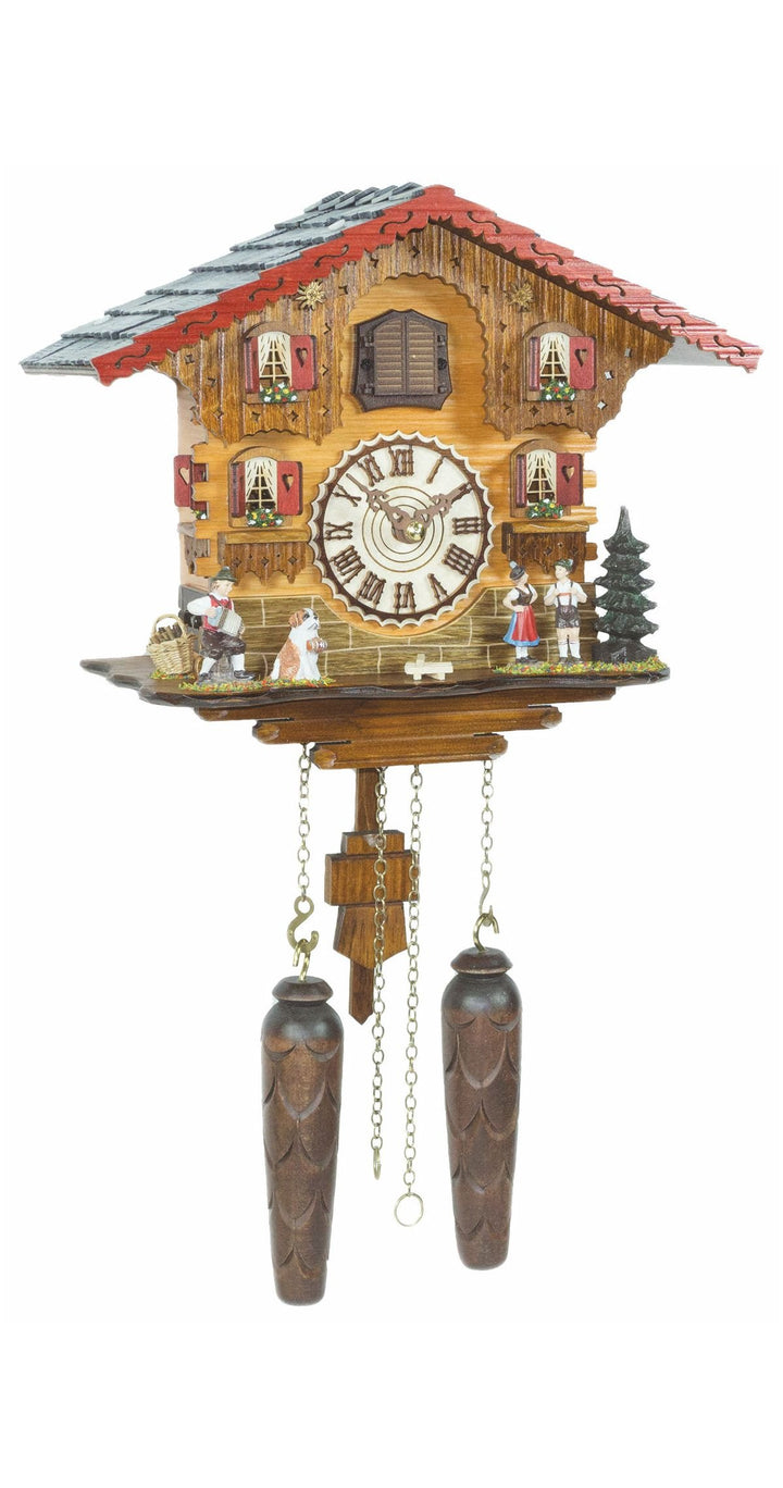 Trenkle Quarz Kuckucksuhr Schweizerhaus mit Musik TU 449 QM HZZG