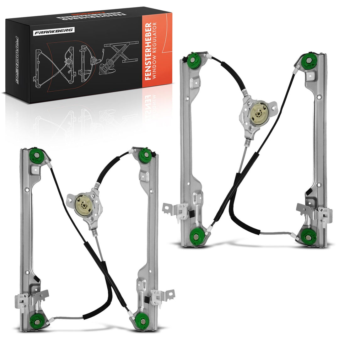 Frankberg 2x Fensterheber Fensterhebermechanik Vorne 80771AV611, 80770AV601 | Kompatibel mit Primera