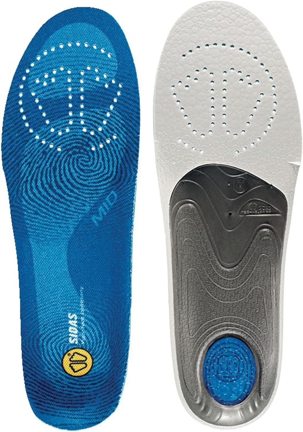 Sidas 3Feet Mid Arch Insoles - SS21 Blau 35-36 (XS ), Blau 35-36 (XS )