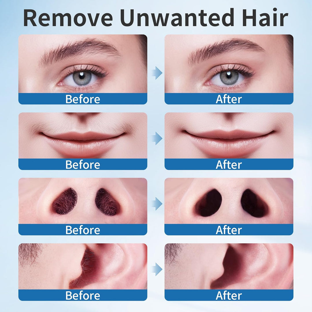 Beauty7 Nose Wax Kits Nasen Waxing Set Nasen- und Ohrenhaarentfernung Mini Wachswärmer Nasenwachs Se