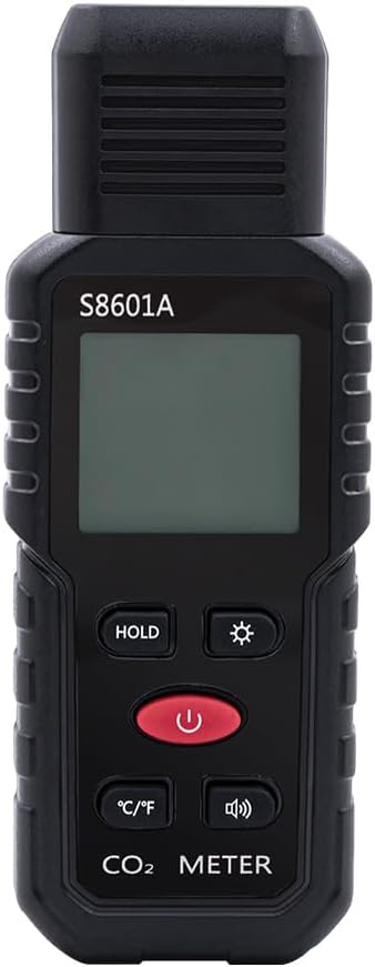 Mcbazel 3-in-1 Luftqualitätsmonitor, CO2-Detektor, Temperatur- und Feuchtigkeitsmesser, CO₂-Infrarot