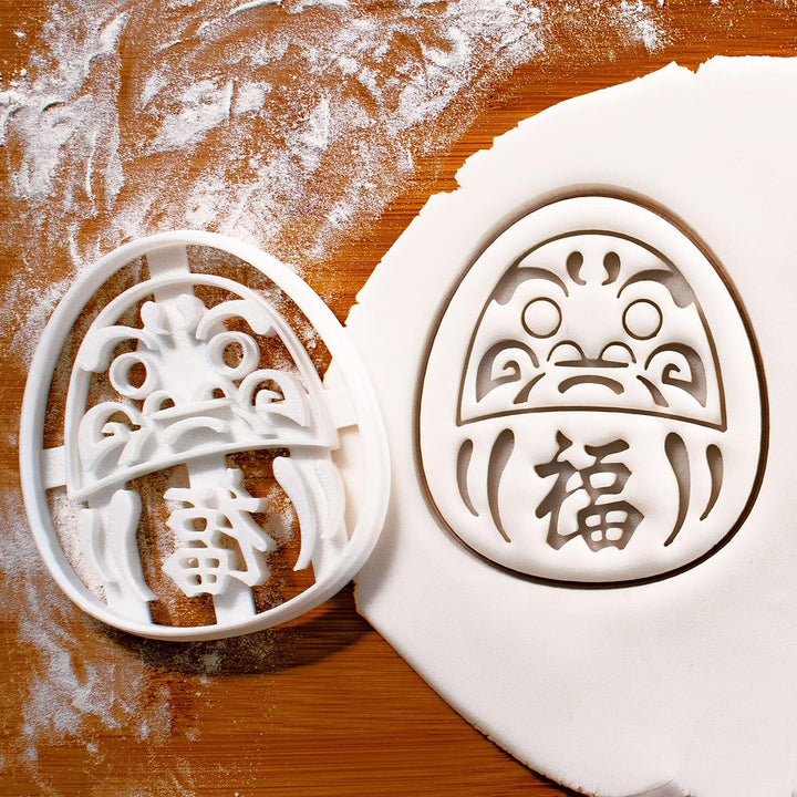 2er Set (Formen: Winkekatze und Daruma)