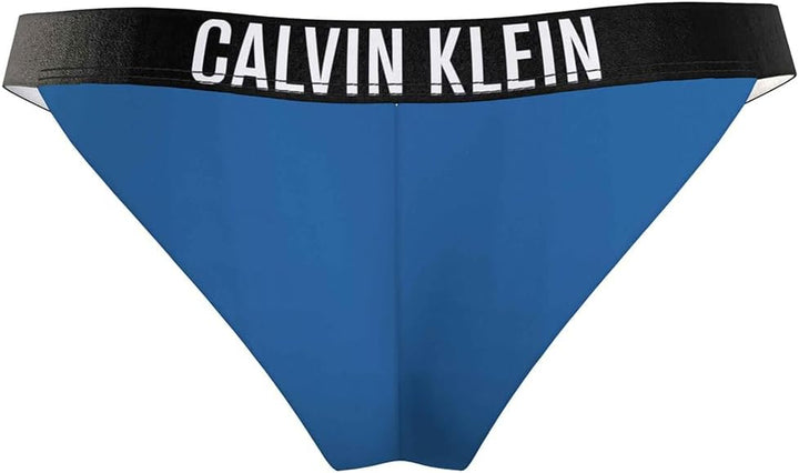 Calvin Klein Damen Brazilian Slip Baumwolle mit Stretch L Blau (Dynamic Blue), L Blau (Dynamic Blue)