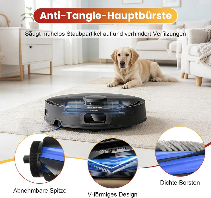 23 Stück Zubehörset für Ecovacs Deebot T30C Omni / T30C Omni Gen2 Saugroboter, 2 Hauptbürste 6 Wisch