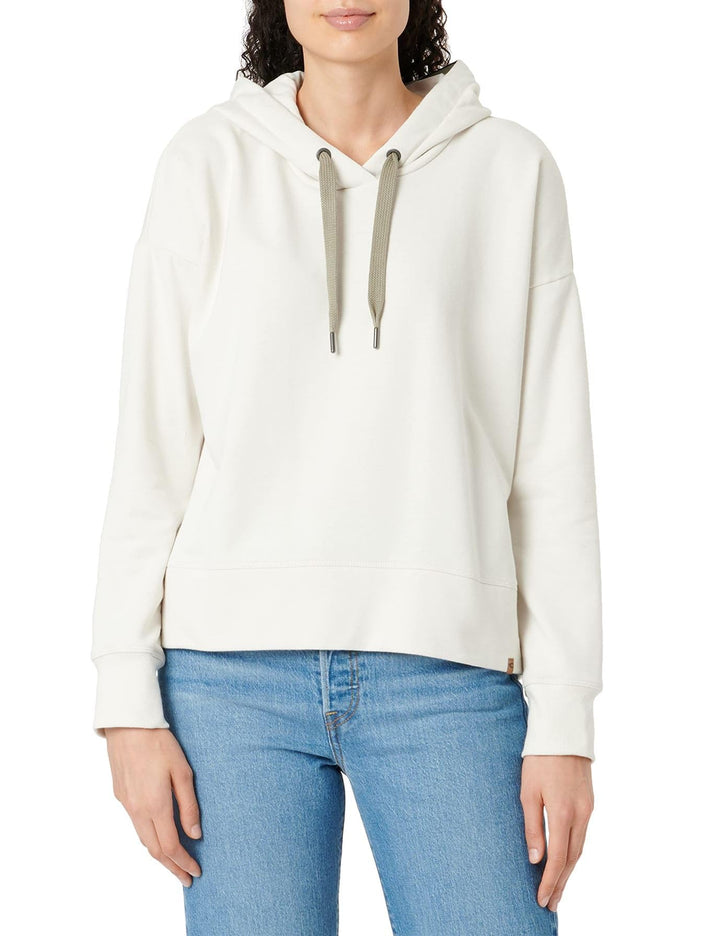 camel active Damen Kapuzenpullover XS Creme, XS Creme
