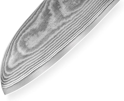 Samura Damascus Professionelles japanisches Küchen-kleines Santoku-Messer 145mm/5.7"