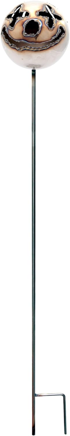 Gebrüder Lomprich Gartenfackel Feuerfratze - Clownfratze, Höhe: 100 cm, Gewicht: 0.55 kg, Durchmesse