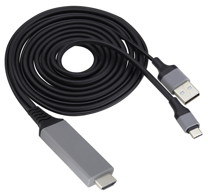zdyCGTime 2-in-1 USB Typ C 3.1 Stecker und USB 2.0 A Stecker auf HDMI Stecker 4K@30HzHDTV Video- und