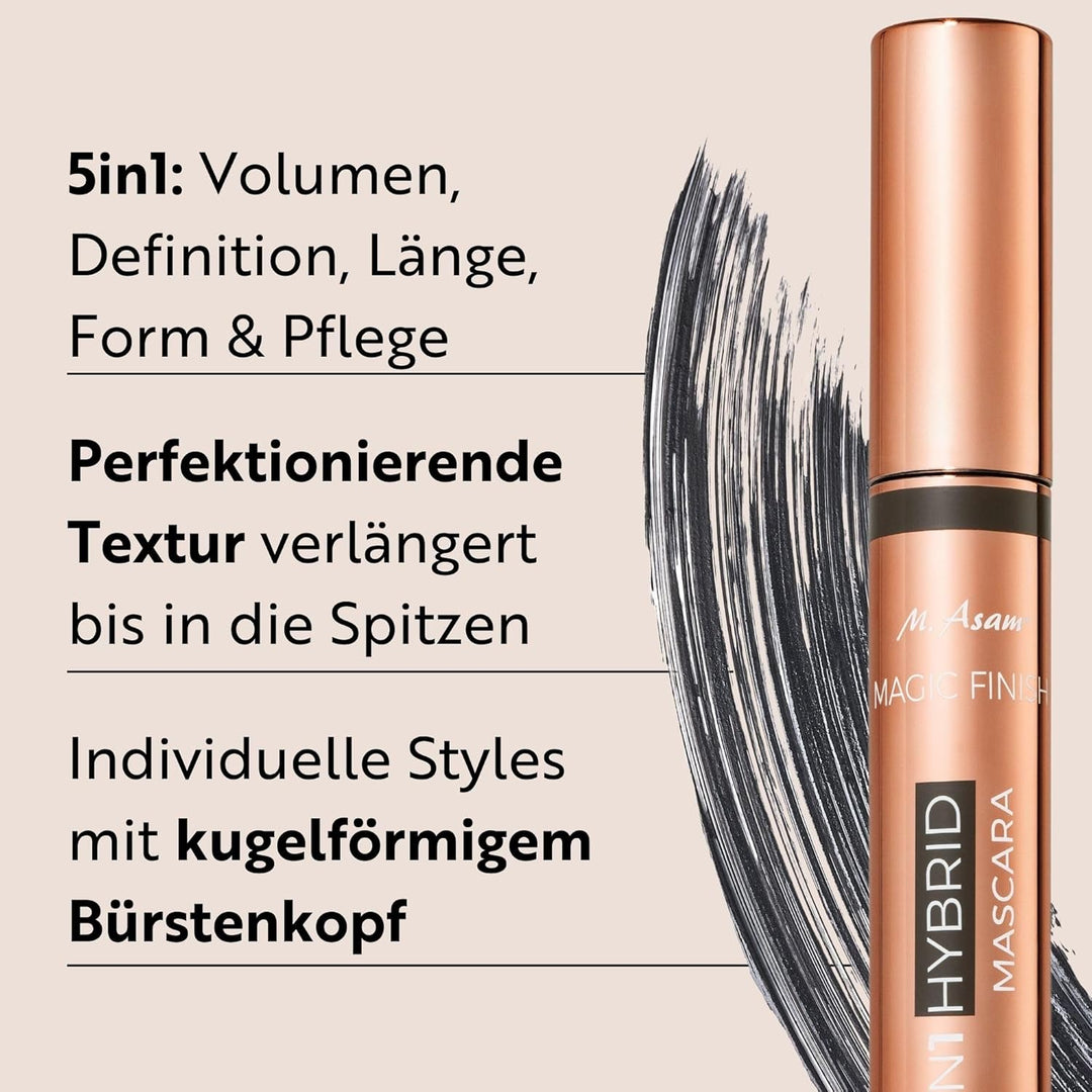 M. Asam MAGIC FINISH Geschenkset mit Make-up Mousse Classic (30 ml) & 5IN1 Hybrid Mascara Deep Black