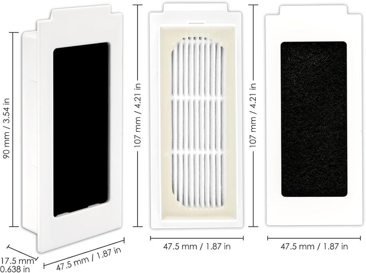 (8 Stück) Staubsaugerfilter Ersatzteile Kompatibel mit ECOVACS DEEBOT T30 Pro Omni/ T30 pro Max/ T30