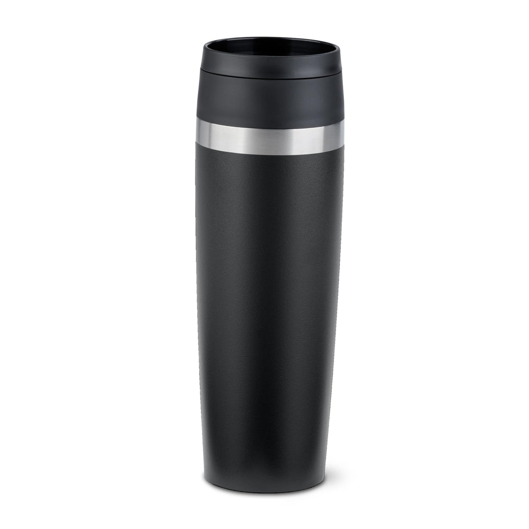 EMSA N2023550 Travel Mug Classic 0,5 Liter , neuer Komfort-Schraubverschluss , Edelstahl , 6h heiss