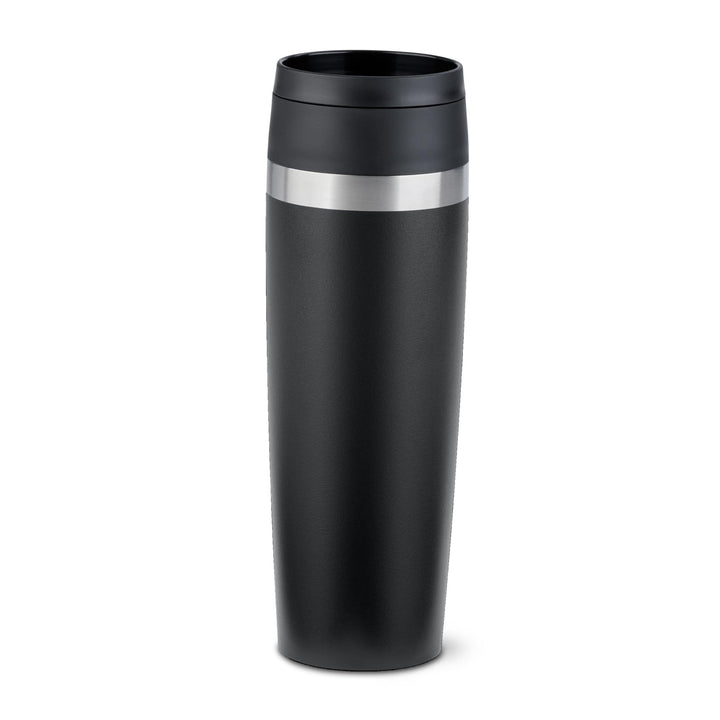 EMSA N2023550 Travel Mug Classic 0,5 Liter , neuer Komfort-Schraubverschluss , Edelstahl , 6h heiss