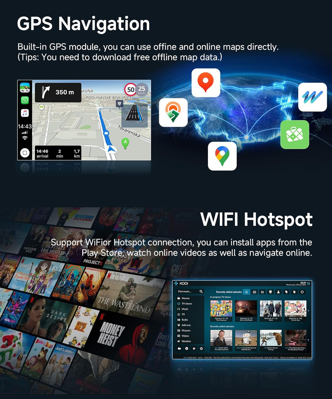 2G+64G Wireless Carplay Android 13 Autoradio für Suzuki Swift 2011-2017 Suzuki Ertiga 2012-2017 9 Zo