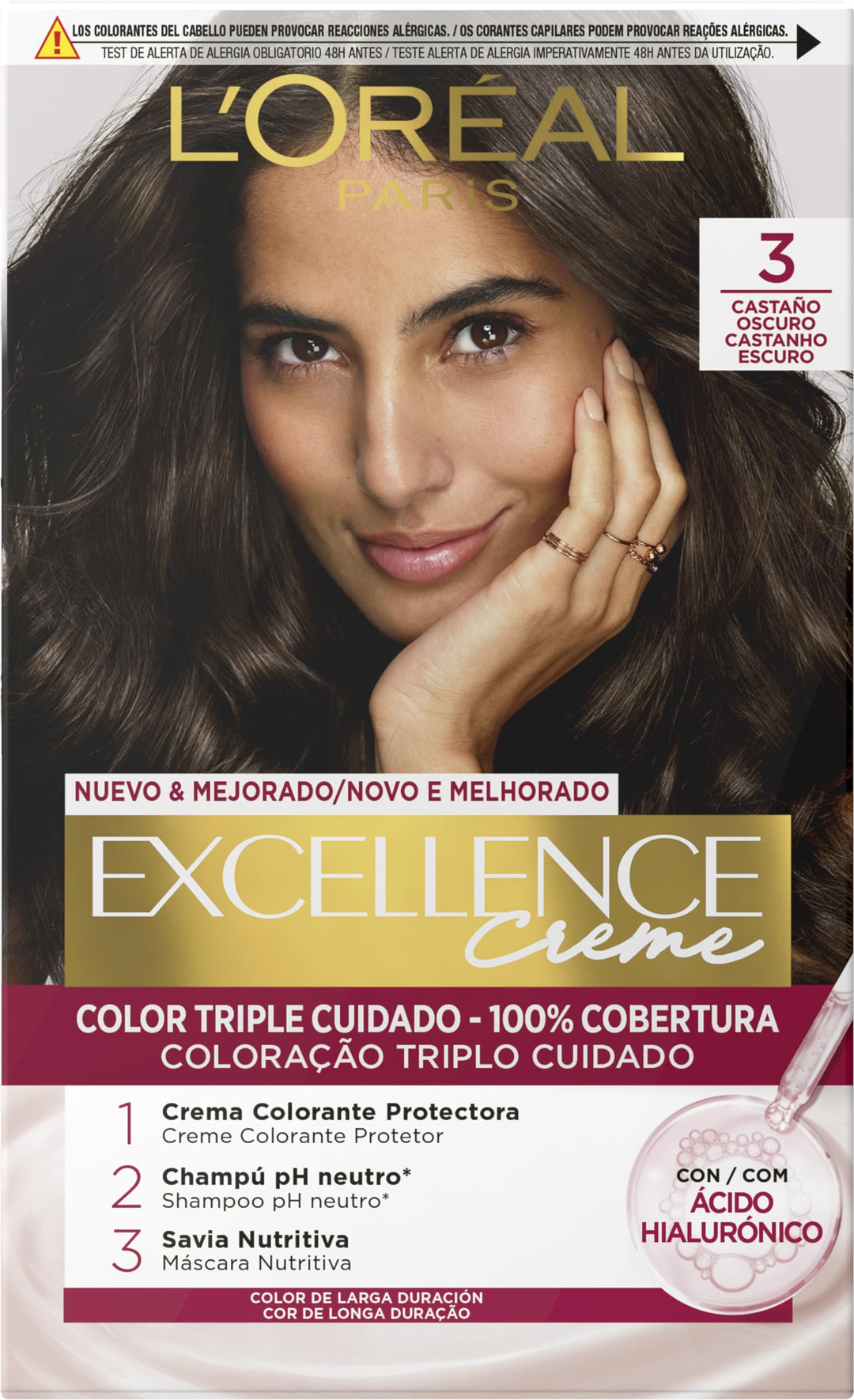 Excellence Crema N.3 3 Dunkelbraun 1 stück (1er Pack), 3 Dunkelbraun 1 stück (1er Pack)