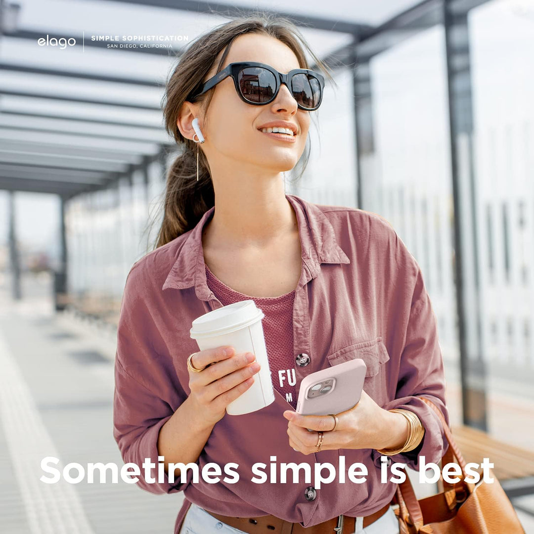 elago Liquid Silikon Hülle kompatibel mit iPhone 13 (6,1 Zoll), hochwertiges Silikon, Rundumschutz f