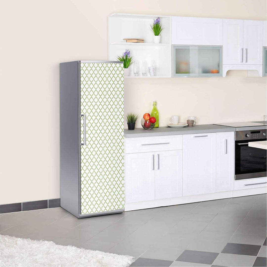 Kühlschrank Aufkleber I Dekofolie für Kühlschrankfront - Folie Sticker abwaschbar I Dekoration Küche