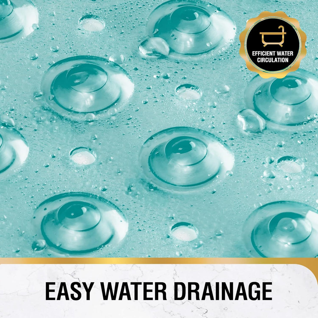 HITSLAM Badewannenmatte rutschfest, 101 x 40cm Extra Lange Antirutschmatte Badewanne, Duschmatte rut