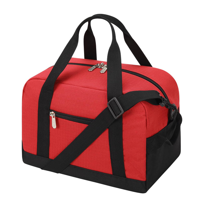 Sporttasche klein, Reisetasche 12L Mini Handgepäck Tasche für Weekender, Fitnesstasche 30x20x25cm-Ro
