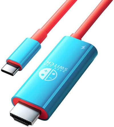 Switch Dock for Nintendo Switch OLED, 2 in 1 Switch TV Adapter with 4K HDMI Cable, Type C 100W Charg