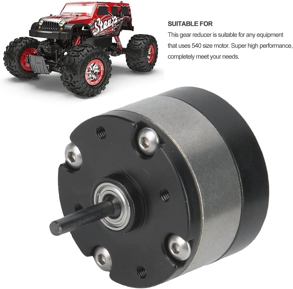 VGEBY1 RC Getriebe, Planetengetriebe Untersetzungsgetriebe 540 Motor Hochleistungsgetriebe Motor 540