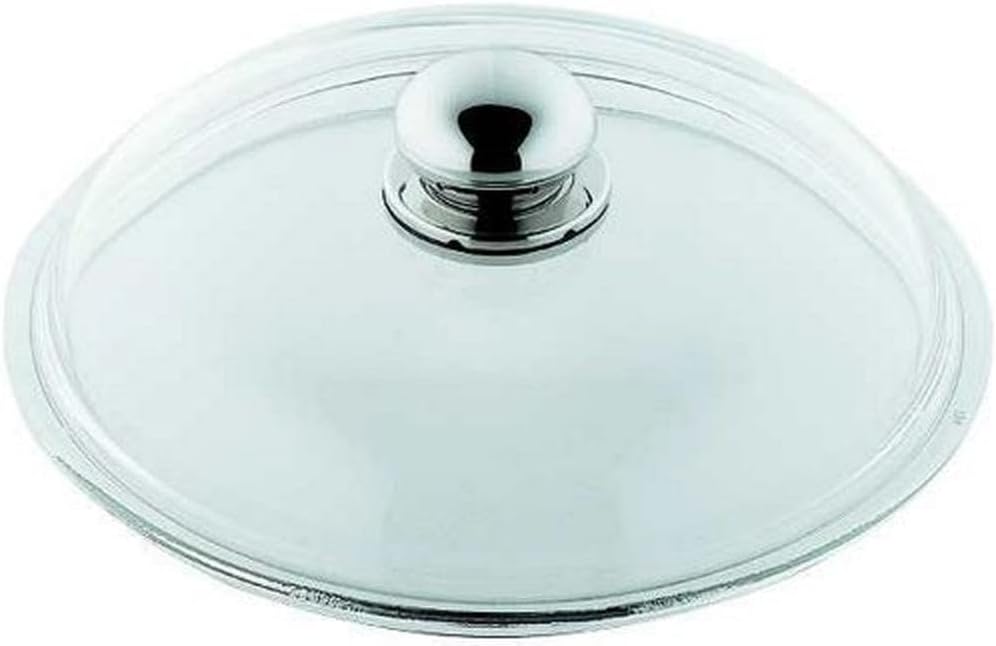 Silit Pfannen- Topfdeckel 24 cm, Glasdeckel mit Metallknauf, Deckel für Töpfe & Pfannen, hitzebestän