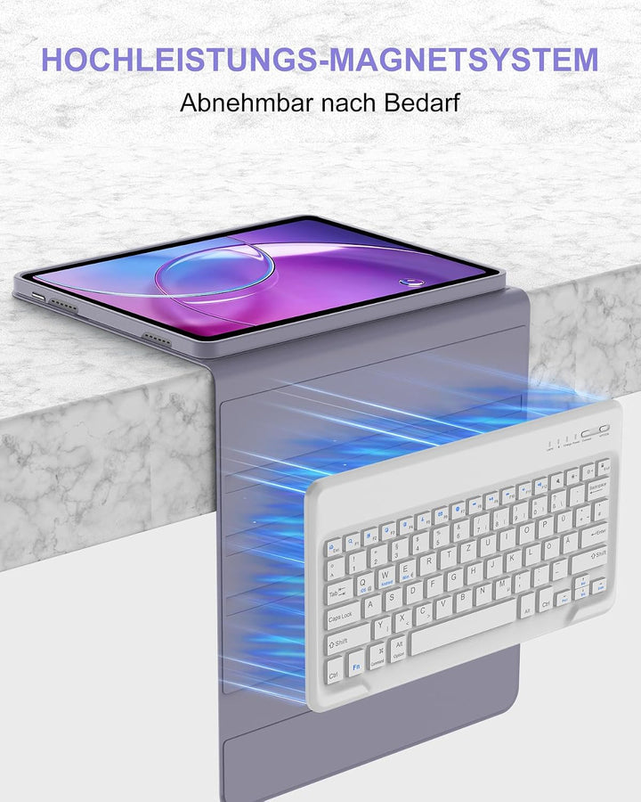 Für Lenovo Idea Tab Pro Gen 2 13" Hülle mit Tastatur QWERTZ | Für Lenovo Idea Tab Pro Gen 2 Tastatur