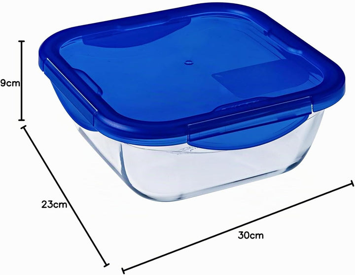 Pyrex Cook&Go Behälter-Set, verschiedene Formen, 7-teilig