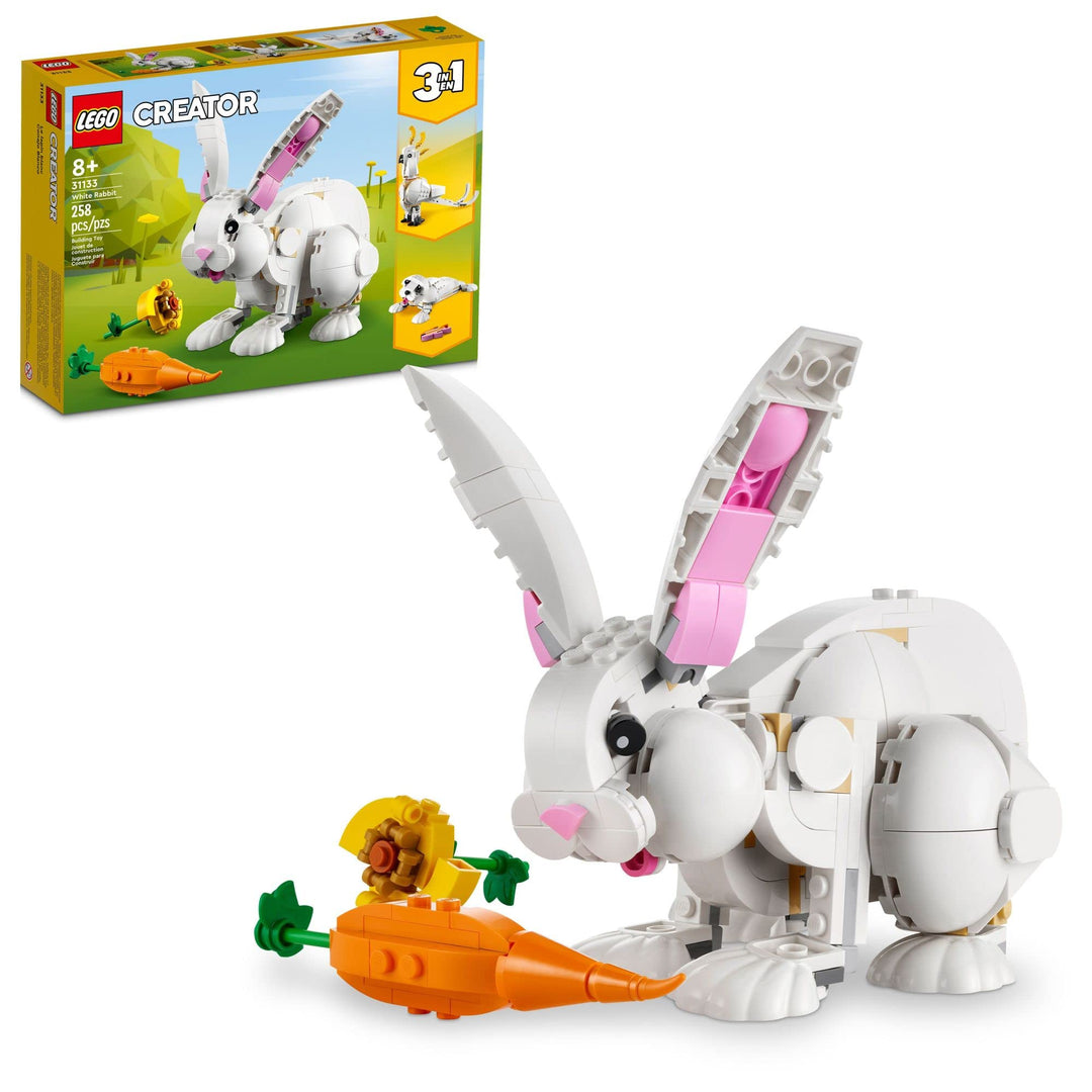 LEGO Creator 31133 3-in-1 Tier-Bausatz, Osterhase, Robbe und Papagei, ideal für Osterkörbe von Kinde