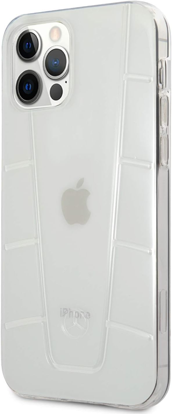 Mercedes-Benz MEHCP12LCLCT Clear hardcase Transparent Line Hülle für iPhone 12 Pro Max 6,7""", schwa