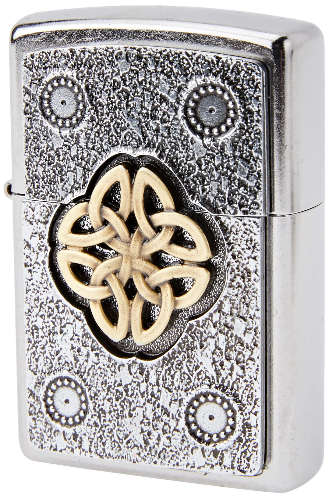 Zippo 207 Celtic Knot-Street Chrome Feuerzeug, silber, one