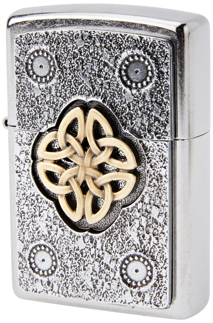 Zippo 207 Celtic Knot-Street Chrome Feuerzeug, silber, one