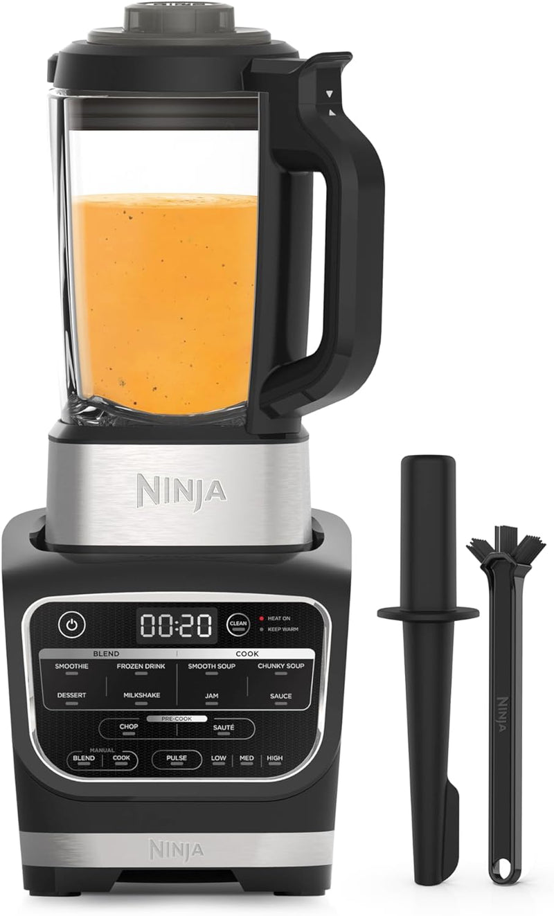 Ninja Mixer & Suppenkocher [HB150EU] Hitzebeständiger Glaskrug,