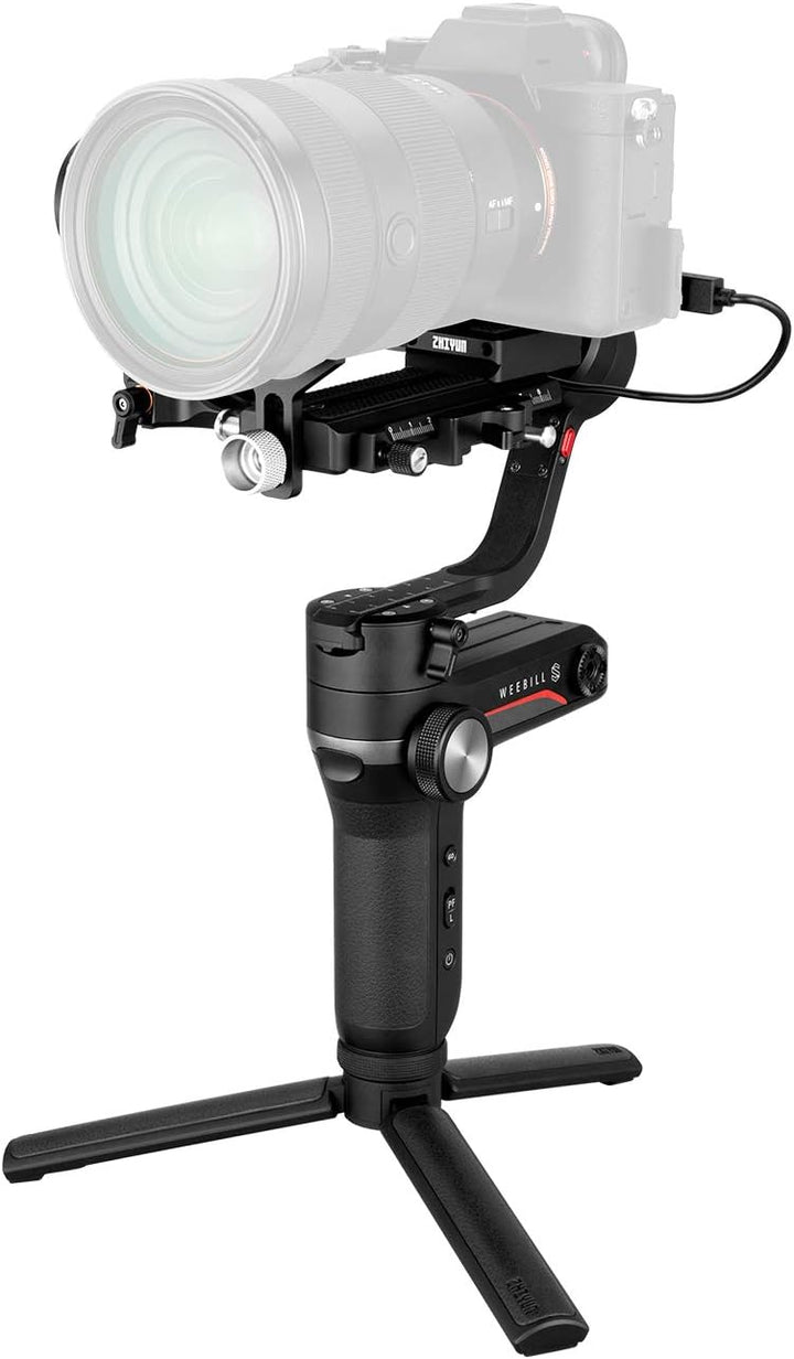 ZHIYUN Weebill S [offiziell] Stabilisator Kamera, 3-Achsen Gimbal für DSLR- und Spiegelkamera, leich
