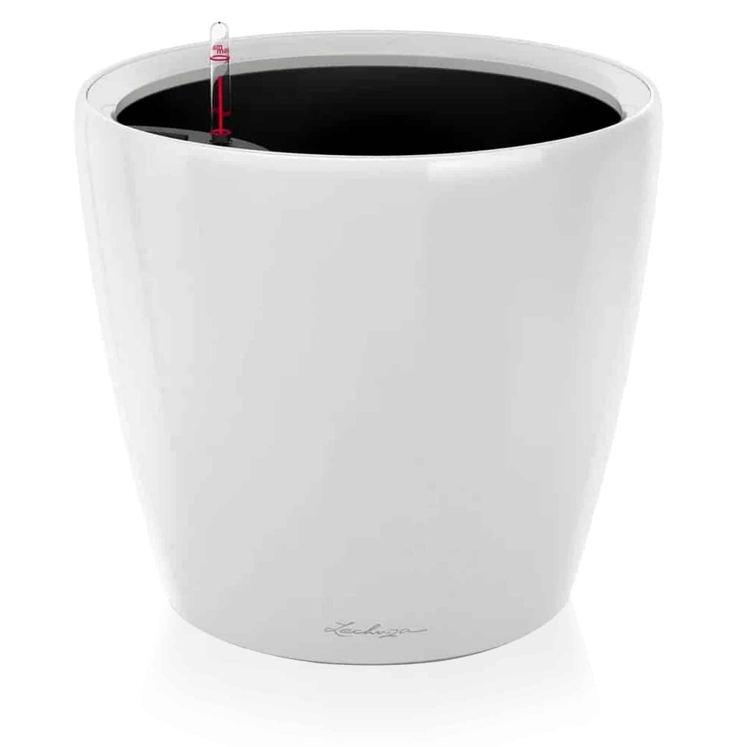 LECHUZA CLASSICO Premium LS 50 weiss hochglanz 16100 49.5x49.5x46.5 cm Weiss Hochglanz Einzel, 49.5x