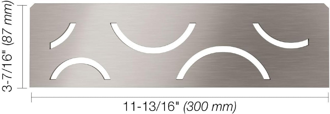 Schluter Kerdi Nischenregal mit Kurvenmotiv Rectangular Niche - Curve, Rectangular Niche - Curve